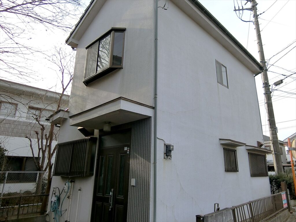 リフォーム事例-外観「カバー工法による玄関ドア交換」before